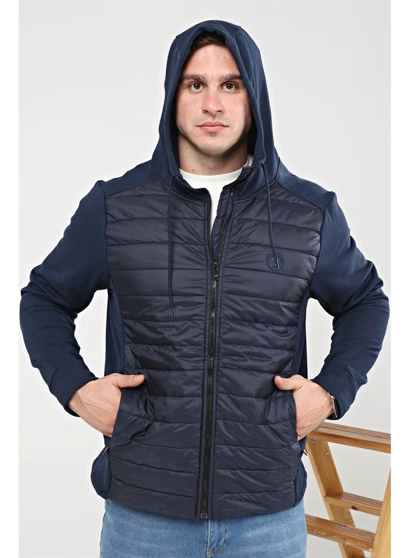 BRZ Collection Windproof Contrast Men's Jacket - Image 3
